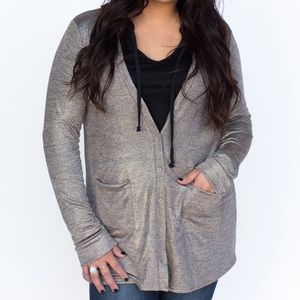Mocha Sparkle Favorite Cardi